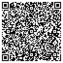 QR code with H & H Monuments contacts