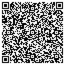 QR code with P JS Disco contacts