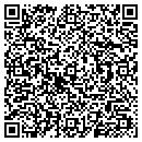 QR code with B & C Fabric contacts