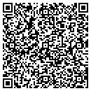 QR code with K & V Video contacts