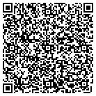 QR code with K W Leafe Pool Construction contacts
