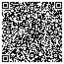 QR code with H & E Clocks Inc contacts