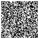 QR code with P & J Video Rental Music & Gif contacts