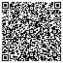 QR code with P & M Tile contacts