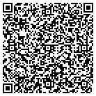 QR code with D & B Trenching & Grading contacts
