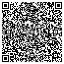 QR code with V And J Stump Removal contacts