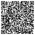 QR code with C & F Hardwood contacts