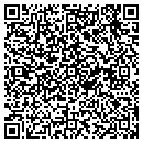 QR code with He Pharmacy contacts