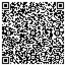 QR code with P W Campbell contacts