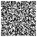 QR code with B & B Striping Service contacts