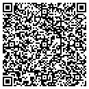 QR code with B & B Sandblasting contacts