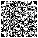 QR code with H & W Sandblasting contacts