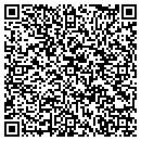 QR code with H & M Pallet contacts