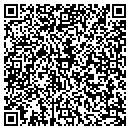 QR code with V & B Mfg CO contacts