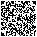 QR code with P B S & J contacts