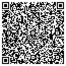 QR code with H & S Valve contacts