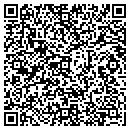 QR code with P & J's Vending contacts