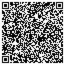 QR code with P & D Tile contacts