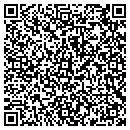 QR code with P & D Electronics contacts