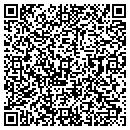 QR code with E & F Church contacts