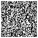 QR code with R & S Fabric contacts