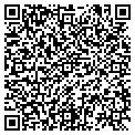 QR code with C M W Gems contacts