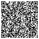 QR code with H & B Supply contacts