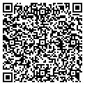 QR code with B & P contacts