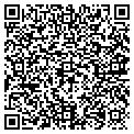 QR code with V & H Car Storage contacts