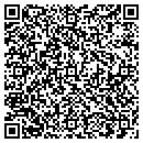 QR code with J N Beauty College contacts