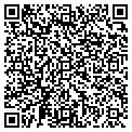 QR code with P & I Frames contacts