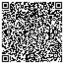 QR code with B And J Sewing contacts