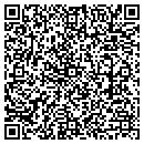 QR code with P & J Graphics contacts
