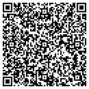 QR code with E & L Towing contacts
