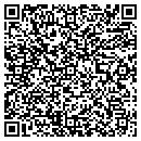 QR code with H White Assoc contacts