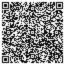 QR code with V B And K contacts