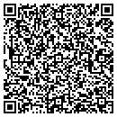 QR code with H & C Deli contacts