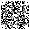 QR code with P W Pizza & Grill contacts