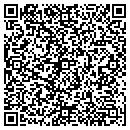 QR code with P International contacts