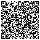 QR code with M James contacts