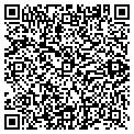 QR code with D & W Service contacts