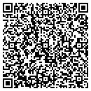 QR code with B & H News contacts
