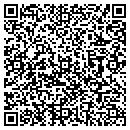 QR code with V J Graphics contacts