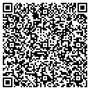QR code with V & D Corp contacts
