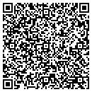 QR code with P E Productions contacts