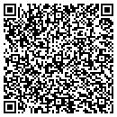 QR code with P & M Coin contacts