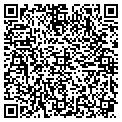 QR code with K & P contacts