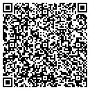 QR code with James East contacts