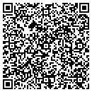 QR code with H D W A contacts