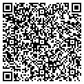 QR code with D & B Leather contacts